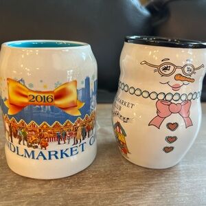 𝗧𝗪𝗢 Chicago Christkindl Market Mugs